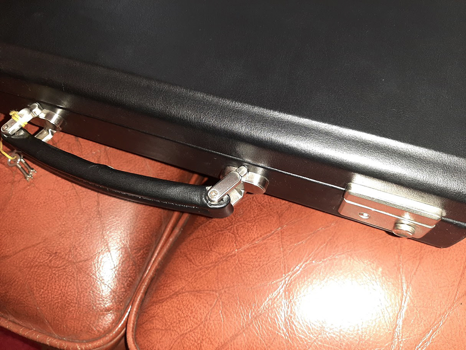 Borchardt's Luger Black leather Case.Ref.#O1D
